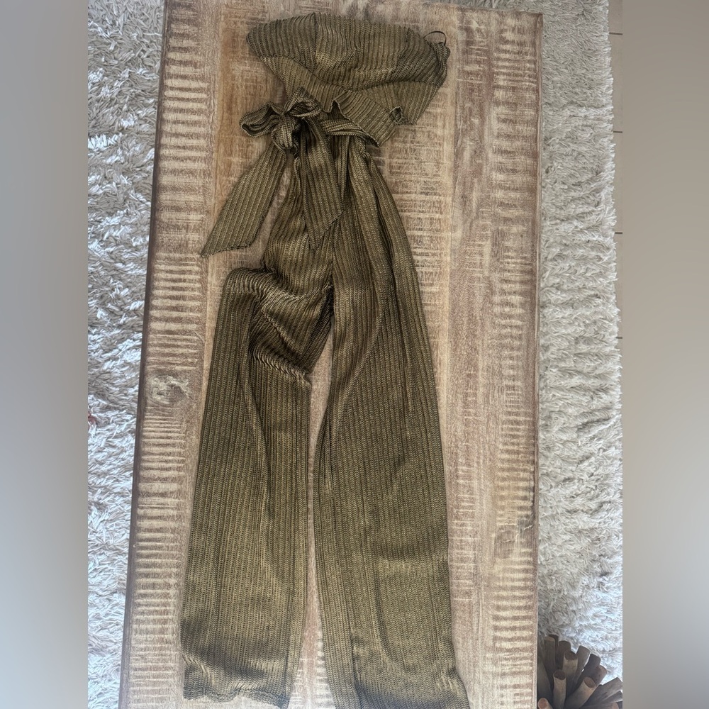 Gold Jumpsuit size small